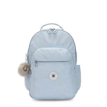 Kipling Seoul Large 15" Laptop Backpacks Bridal Blue | CA 1845NW